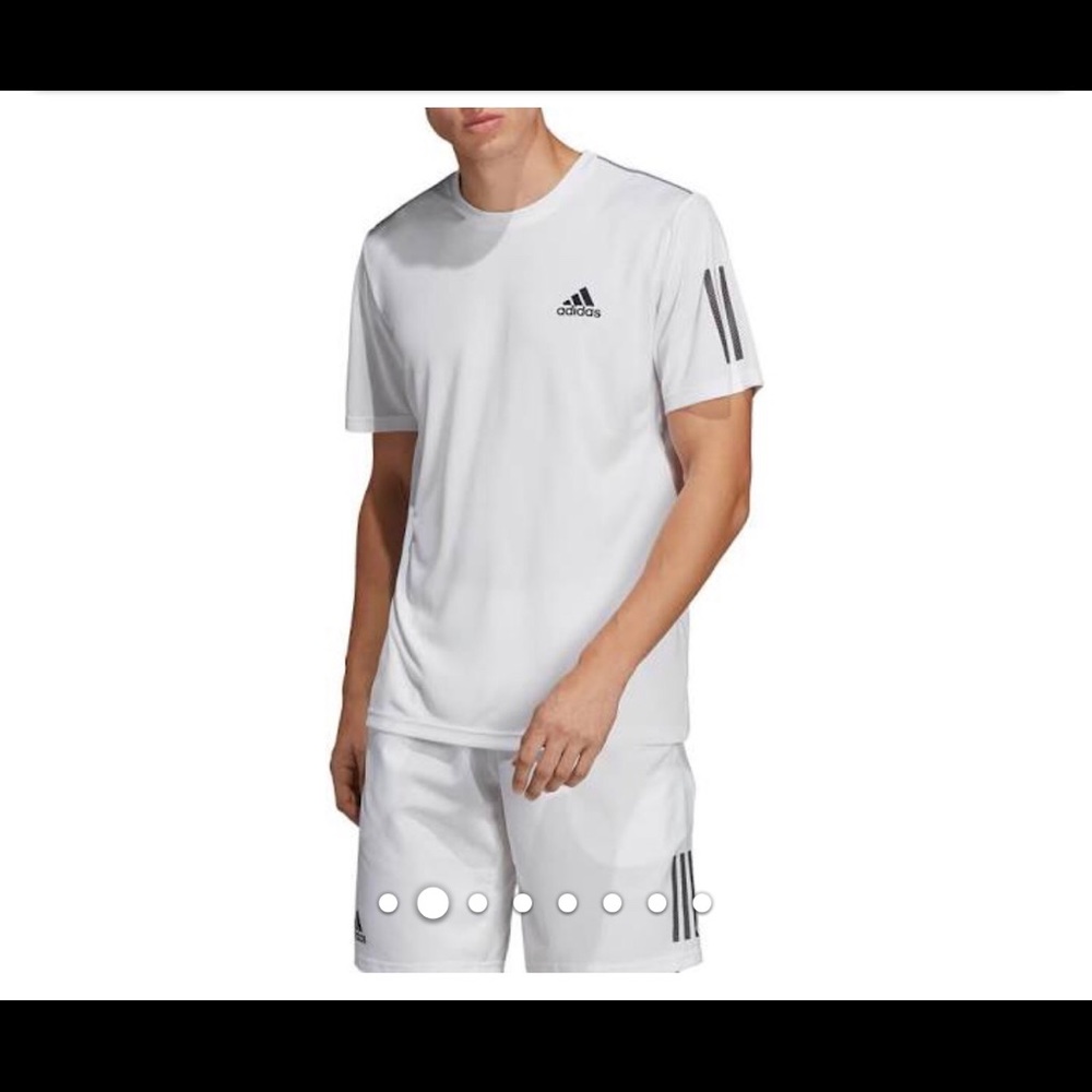 Adidas Men's Club 3-Stripes Medium, White